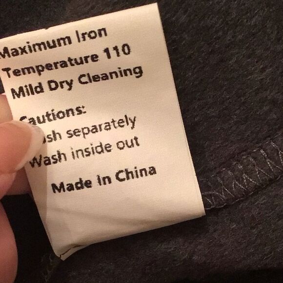 Commense Contrast Trim Gray and White Jacket - Picture 7 of 7